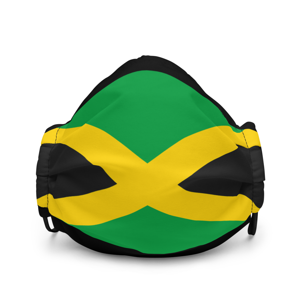 LionDem Yardie Jamaica Fitted Face Mask