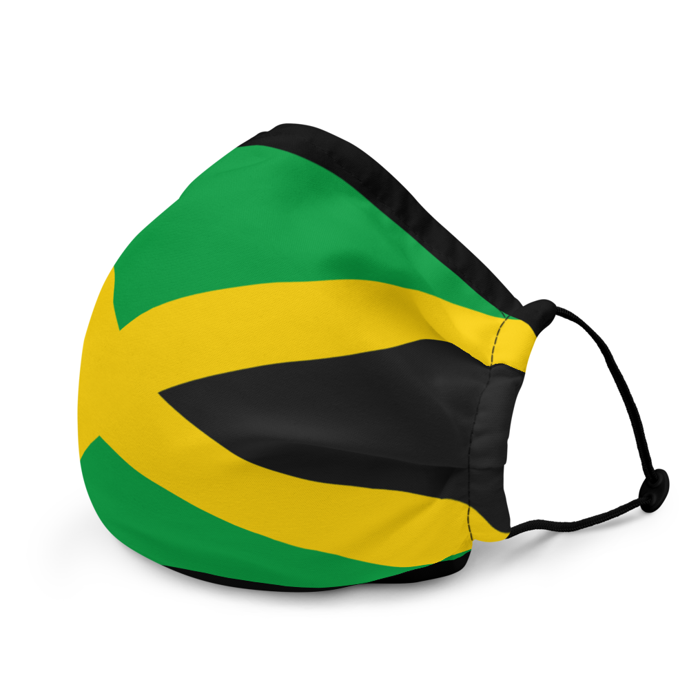 LionDem Yardie Jamaica Fitted Face Mask