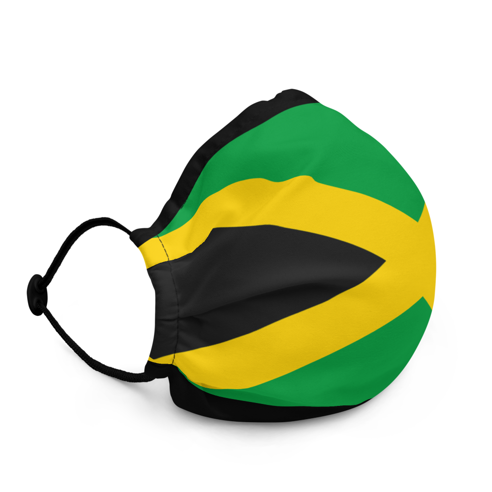 LionDem Yardie Jamaica Fitted Face Mask