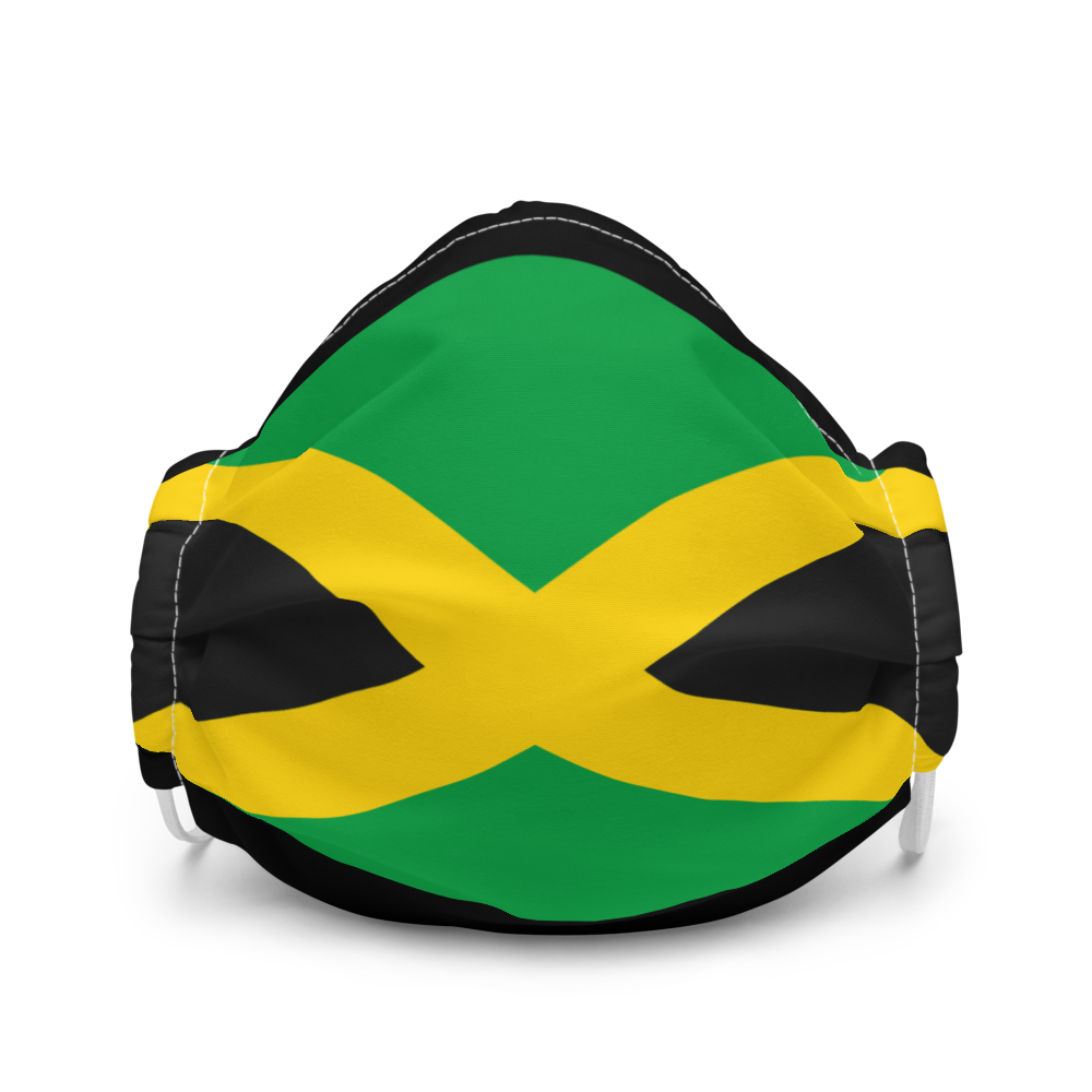 LionDem Yardie Jamaica Fitted Face Mask