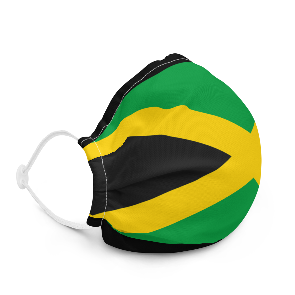 LionDem Yardie Jamaica Fitted Face Mask