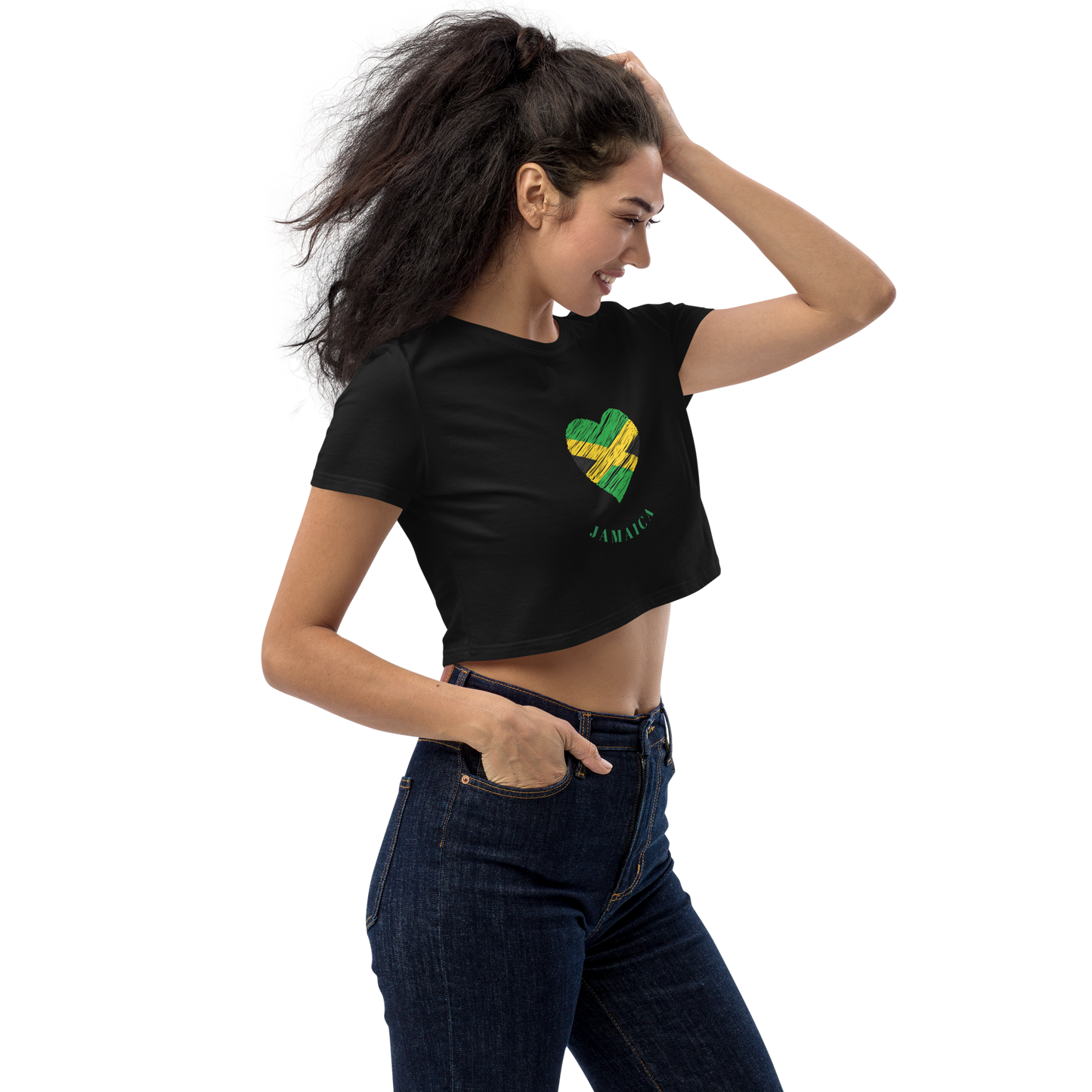 LiveLife To Di Fullest Yardie Crop Top