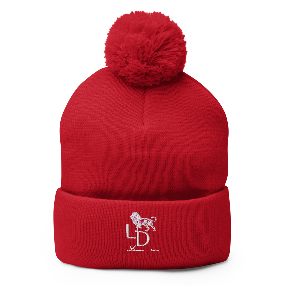 LionDem Pom-Pom Beanie