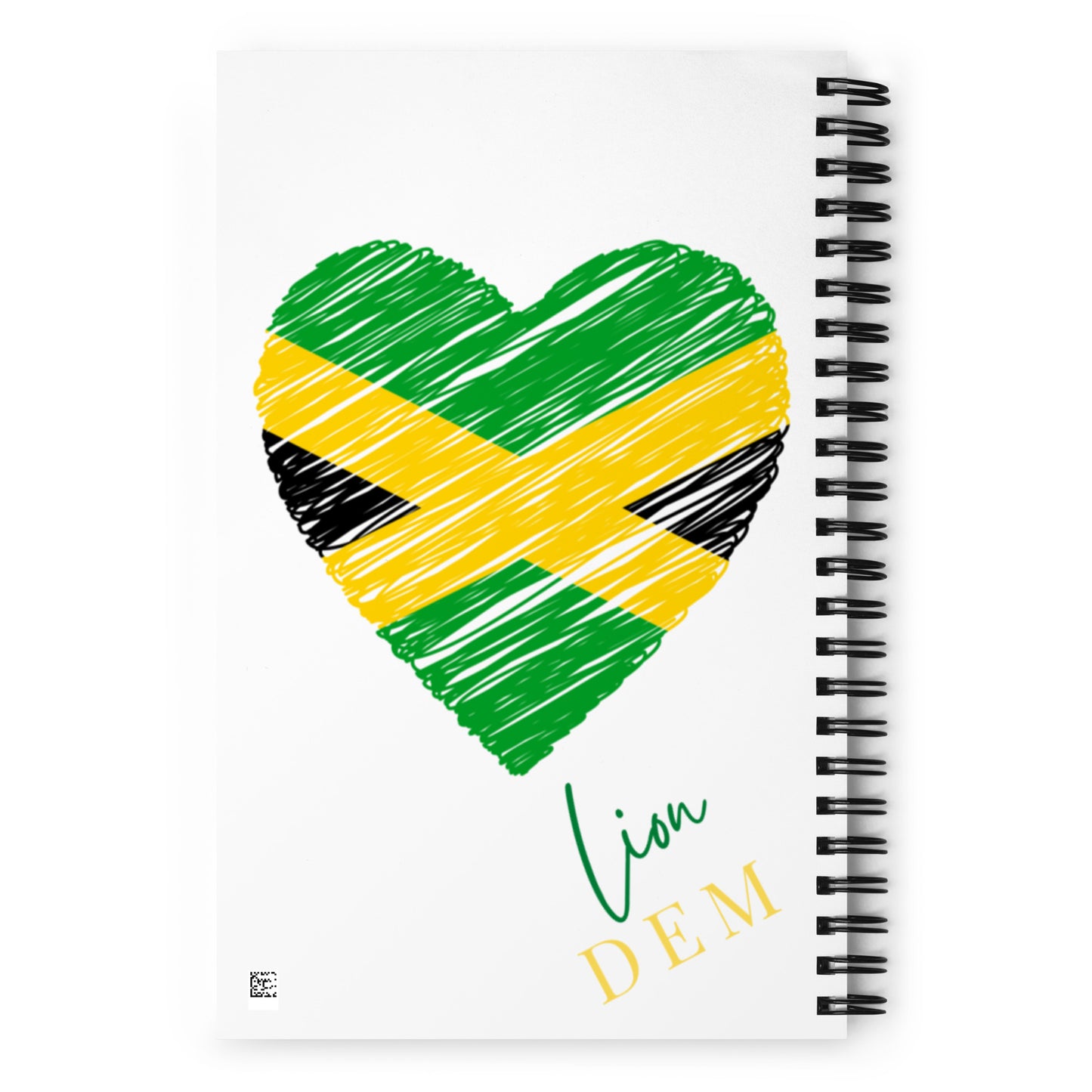 Jamaica Style Yard Yardie Spiral notebook