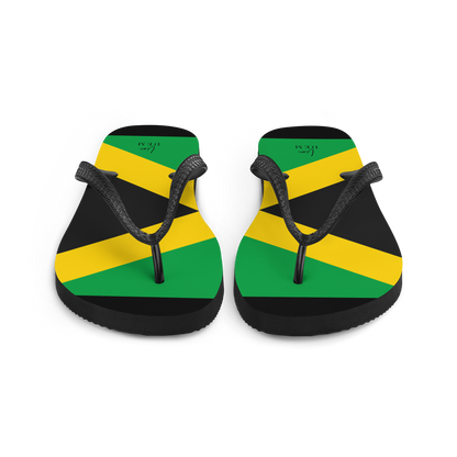 Jamaica Yardie LionDem Flip-Flops