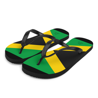 Jamaica Yardie LionDem Flip-Flops