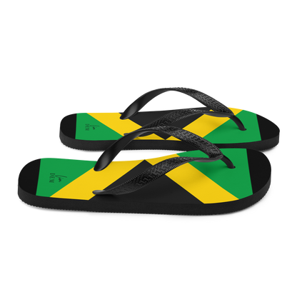 Jamaica Yardie LionDem Flip-Flops